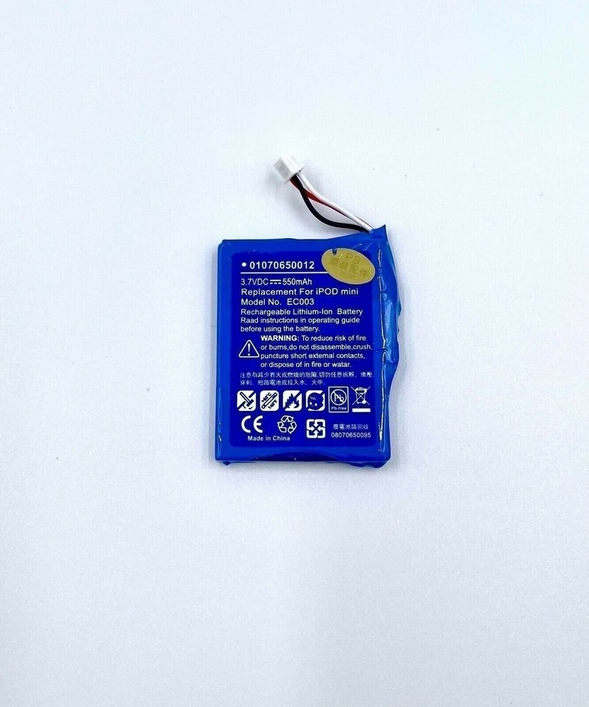 Replacement Battery for Apple iPod Mini 1st / 2nd Generation A1051 EC003