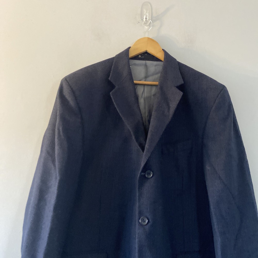 BHS Blazer Suit Jacket 44” Chest Blue 95% Wool