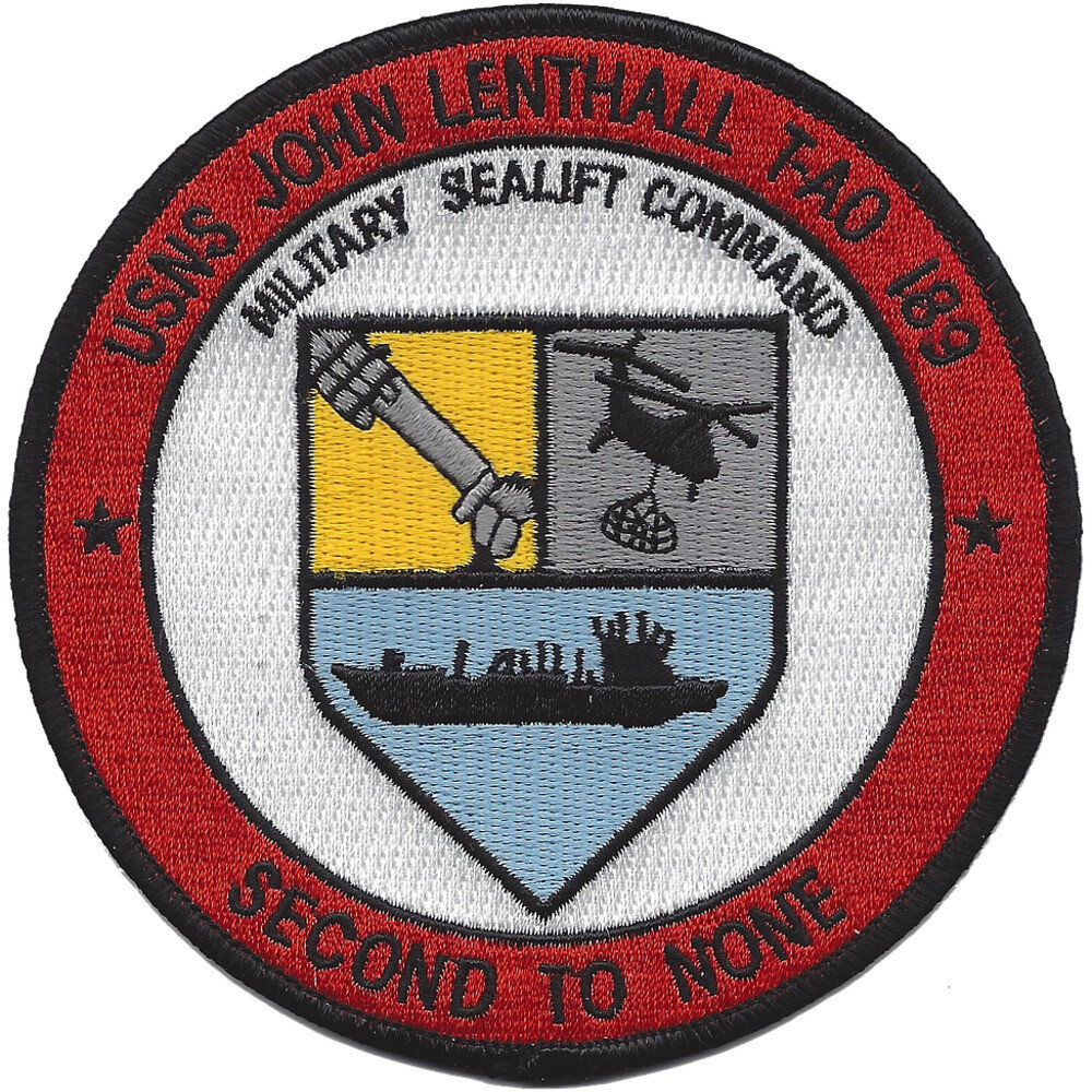 USNS John Lenthall T-AO 189 Patch