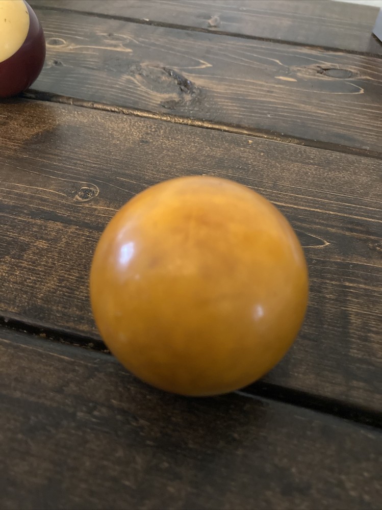 Vintage Replacement #1 Billiard Pool Ball 2 1/4" Diameter