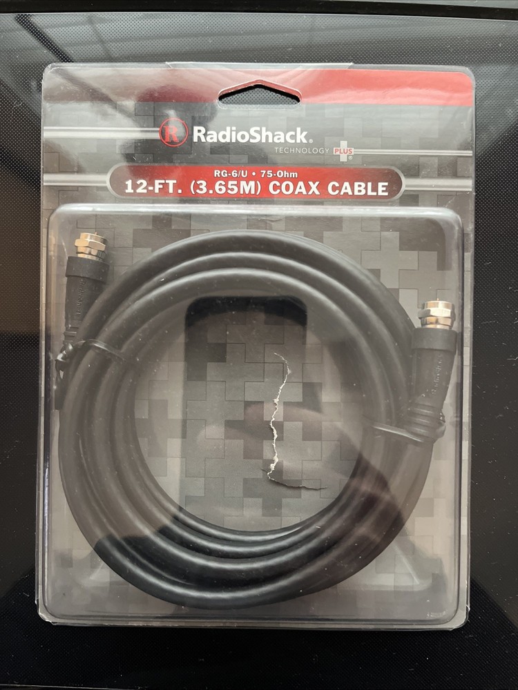 RadioShack 12ft. (3.65M) Coax Cable 1500017