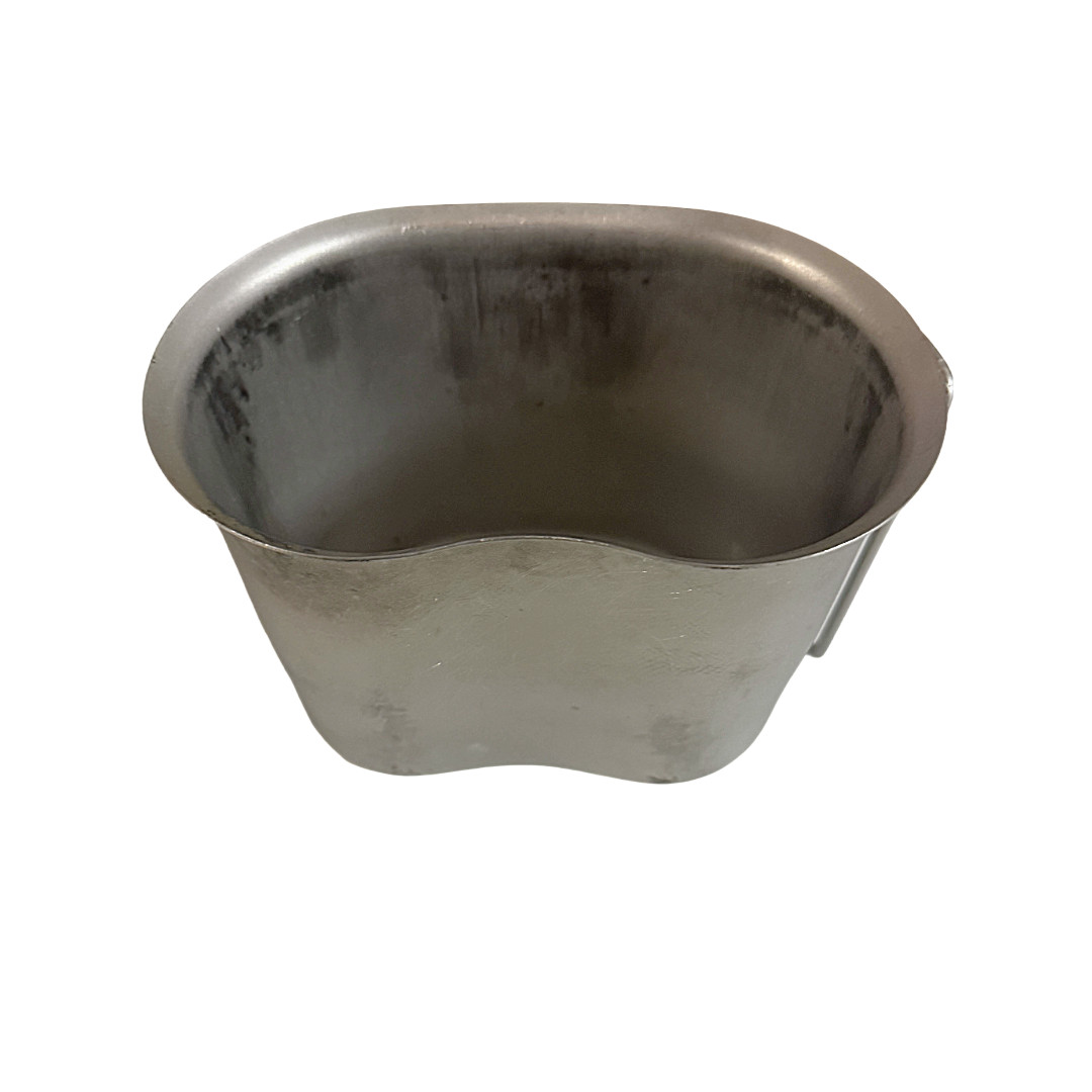 USGI Stainless Steel Canteen Cup + MOLLE II ACU Canteen/Utility Pouch