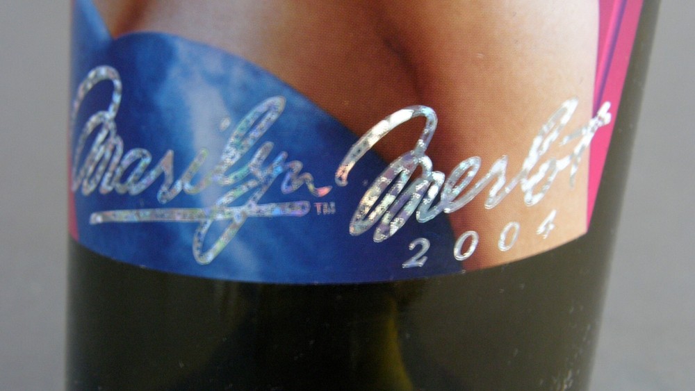 Marilyn Monroe EMPTY Wine Bottle 20th Vintage 2004 Marilyn Merlot