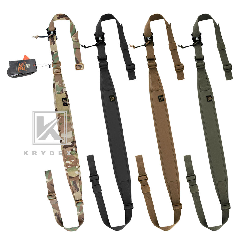 KRYDEX Tactical Sling Strap Modular Slingster Pull Tab Two-Point Quick Adjust