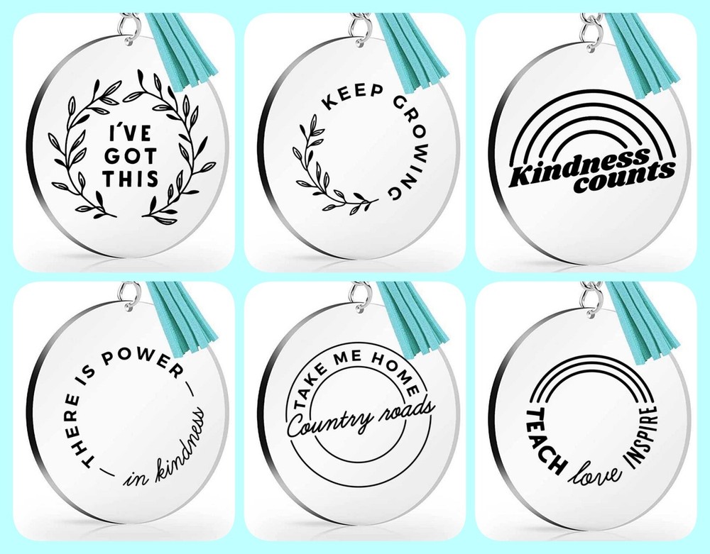 21 Designs Mega Keychain SVG Bundle, Coaster Pattern svg, Round Keychain svg