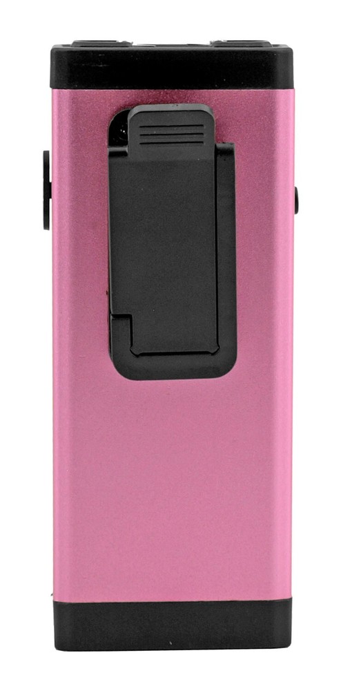Thunder Blast Belt Clip Stun Gun and Flashlight - Pink