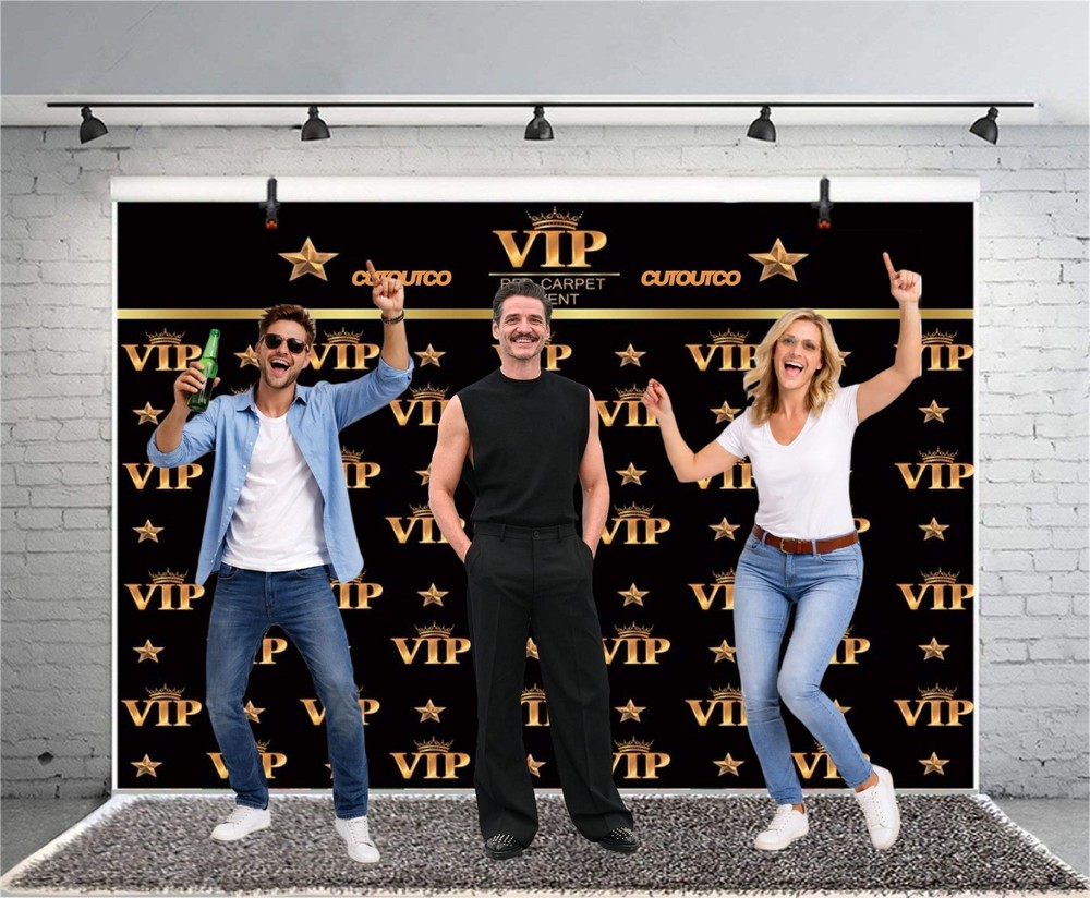 Life-Size Cardboard Cut-Out – Pedro Pascal / Foldable / Self Standing
