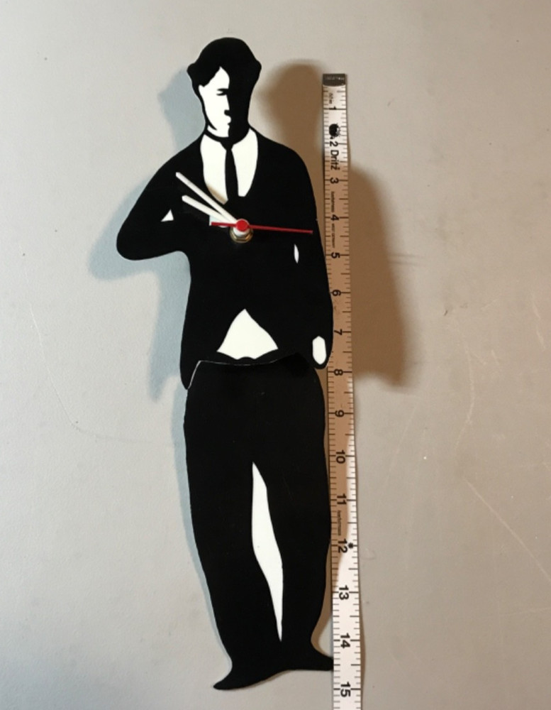 Charlie Chaplin Pendulum Leg Clock Delitone
