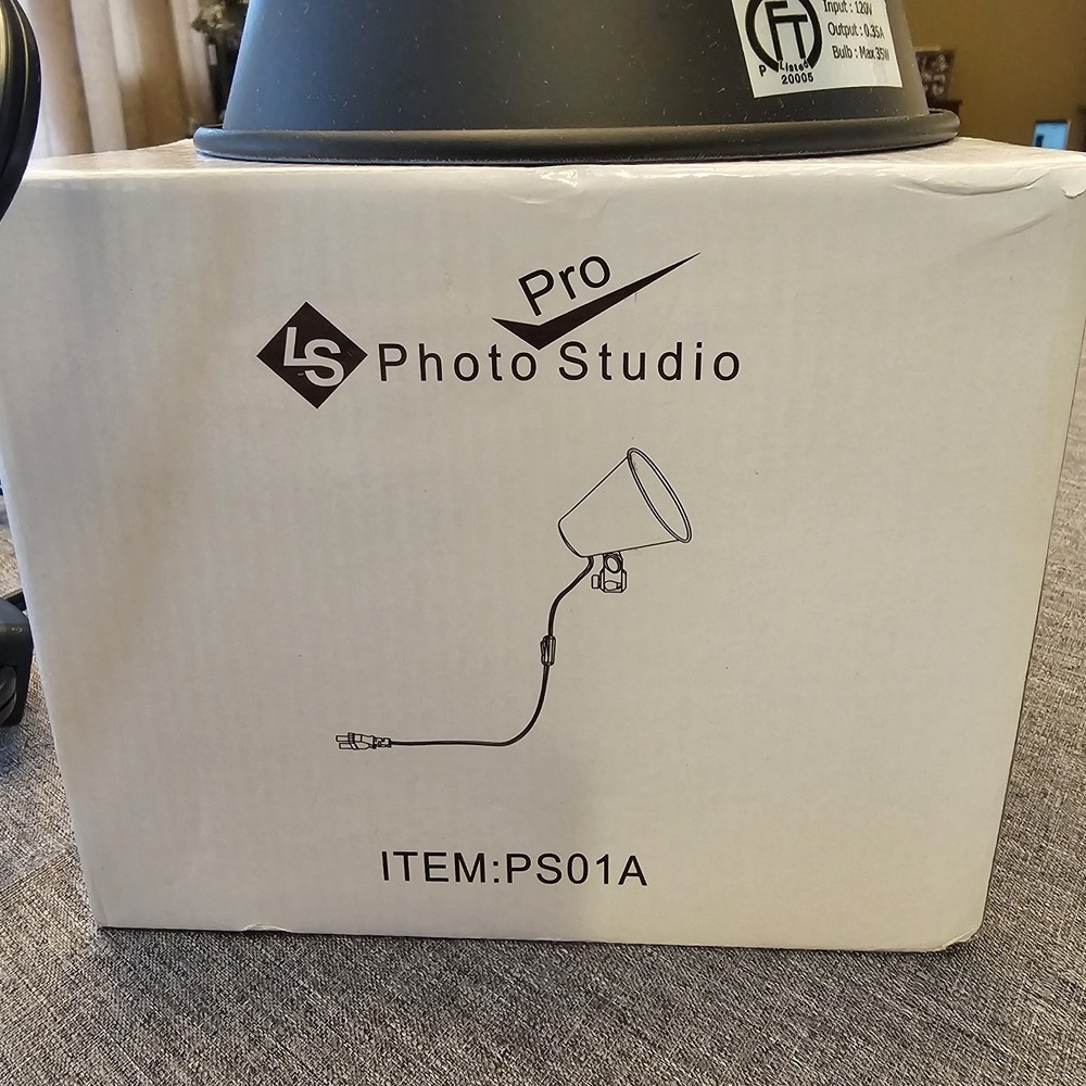 LS-Pro Photo Studio LIGHTING HEAD REFLECTOR ADAPTOR PS01A 6.5" Light Tested