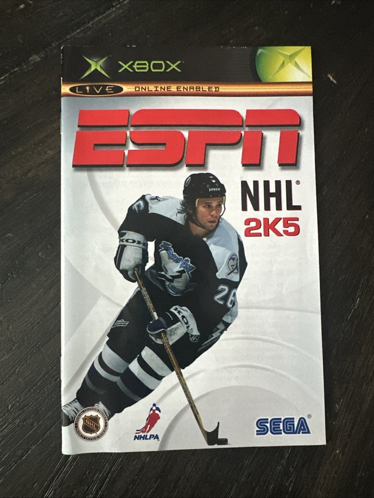 XBOX Manual Only ESPN NHL 2K5