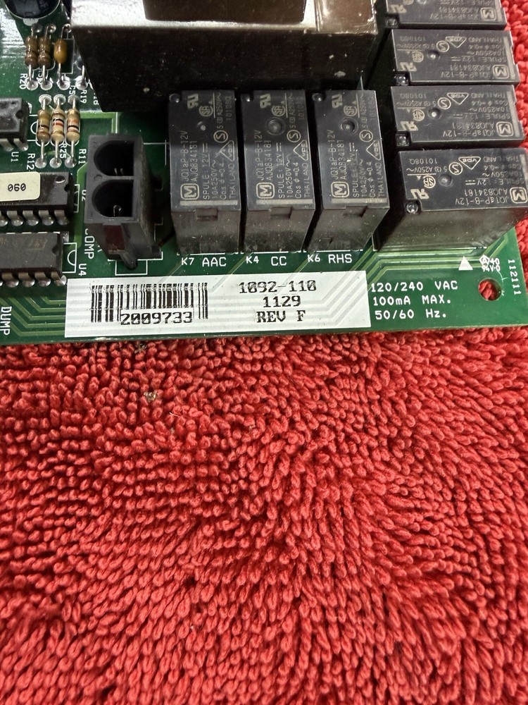 Manitowoc Main Control Board 1092-83-1102
