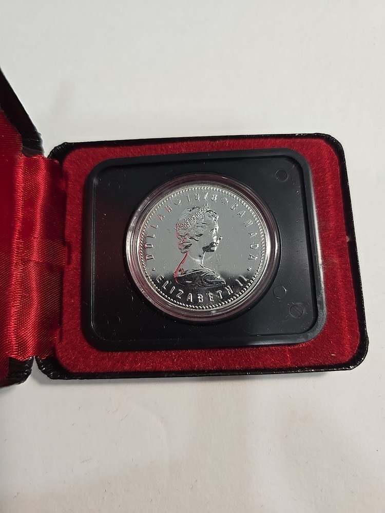 1978 Canada Proof Dollar .500 Silver XI Games Commonwealth Edmonton