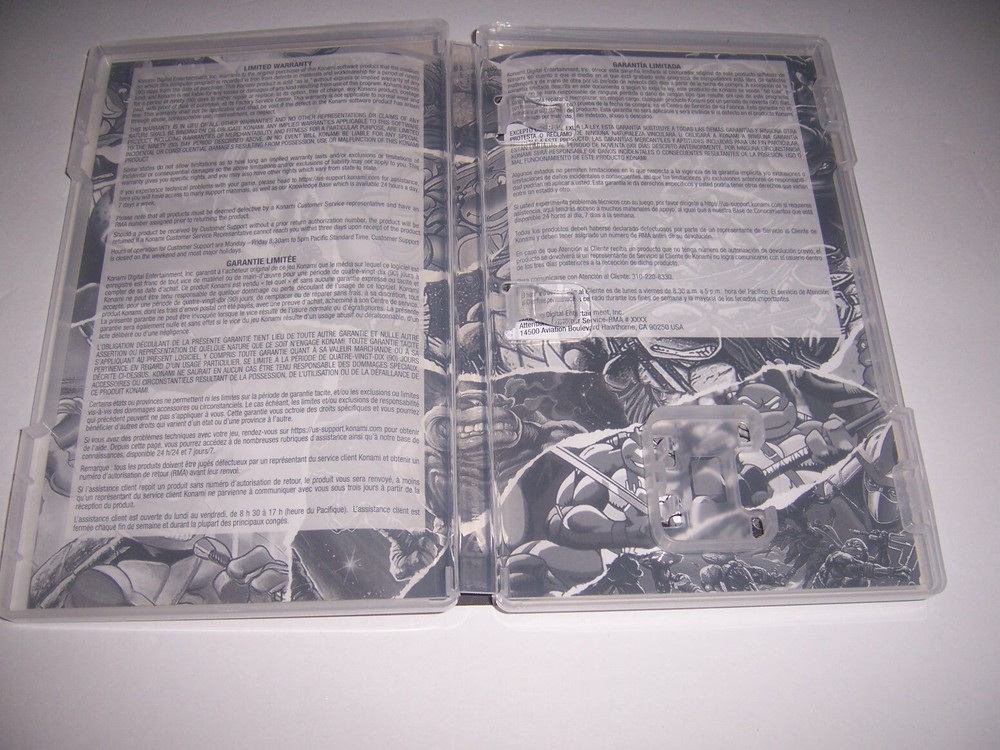 Authentic Replacement Case ONLY - TEENAGE MUTANT NINJA TURTLES - Nintendo Switch