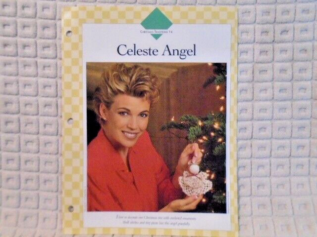 Celeste Angel Ornament Crochet Single Pattern Vanna White