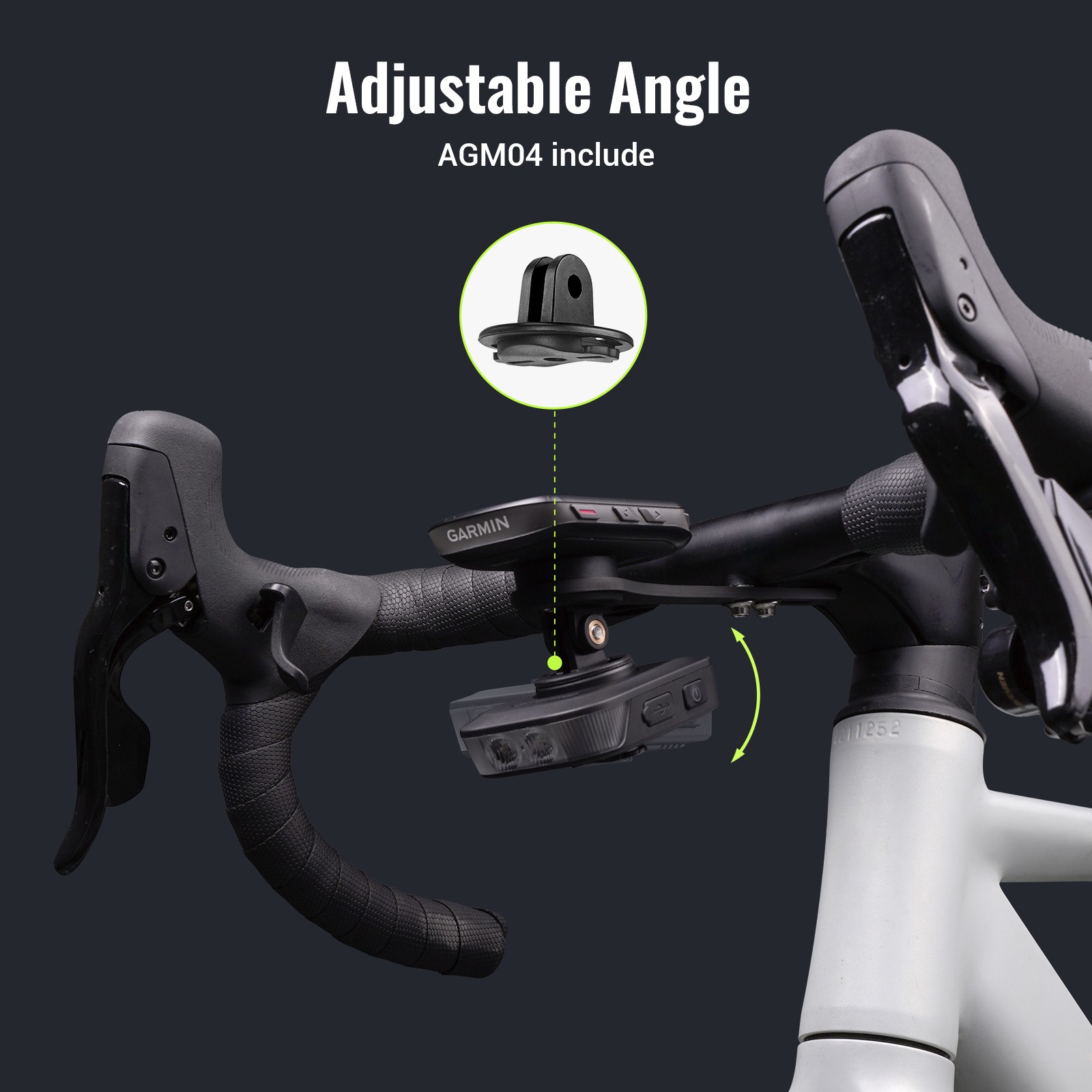 RAVEMEN FR1100 SE Bike Headlight For Garmin Wahoo GPS Bicycle Front Light AGM04