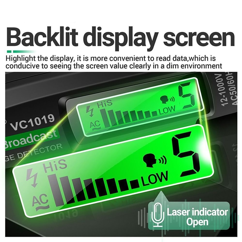 Multifunction Positioning Voltage Tester Electric Wire Detector Broadcast Tester