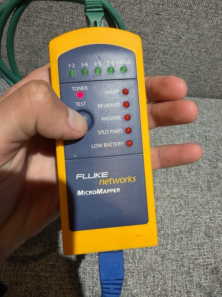 USED Fluke Networks Micro Mapper Micromapper