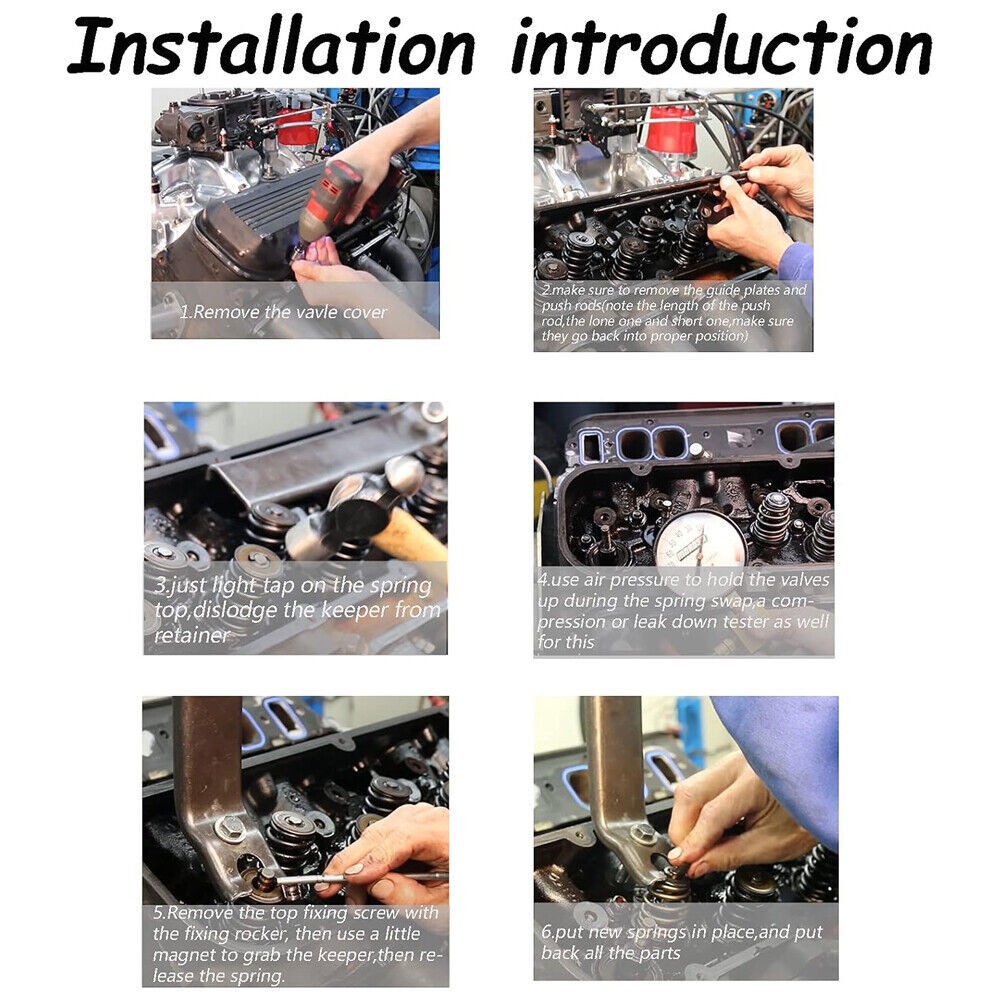 660" Dual Valve Spring Kit Titanium Fit For LS 4.8 5.3 5.7 6.0 6.2 LS1 SK001S