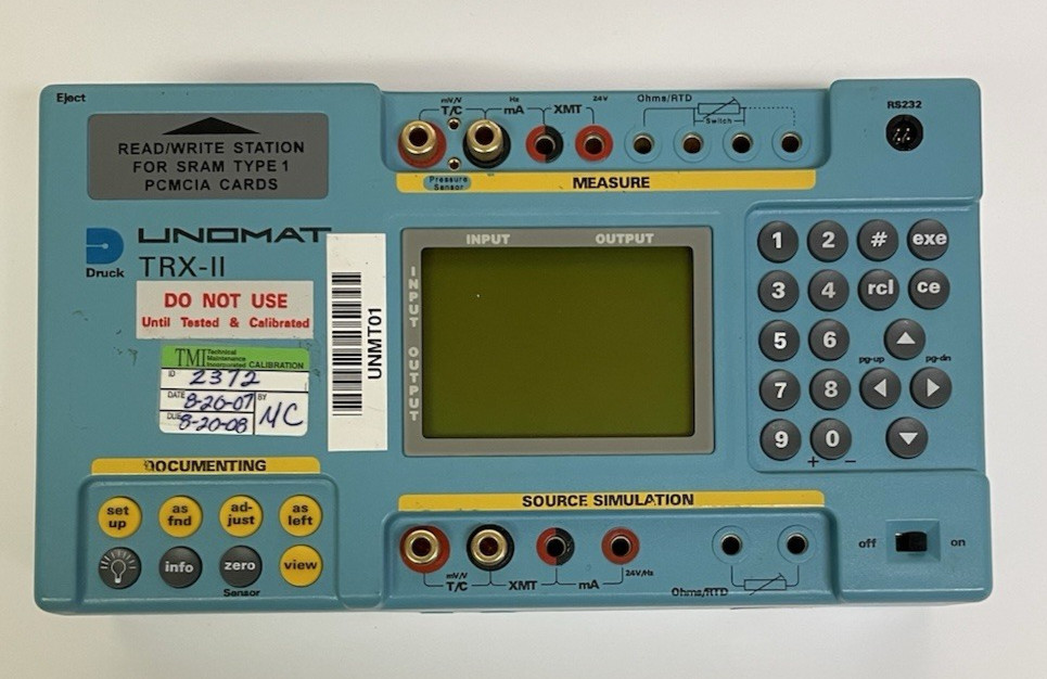 Druck UNOMAT TRX II Multi-Function Portable Documenting Calibrator Pressure