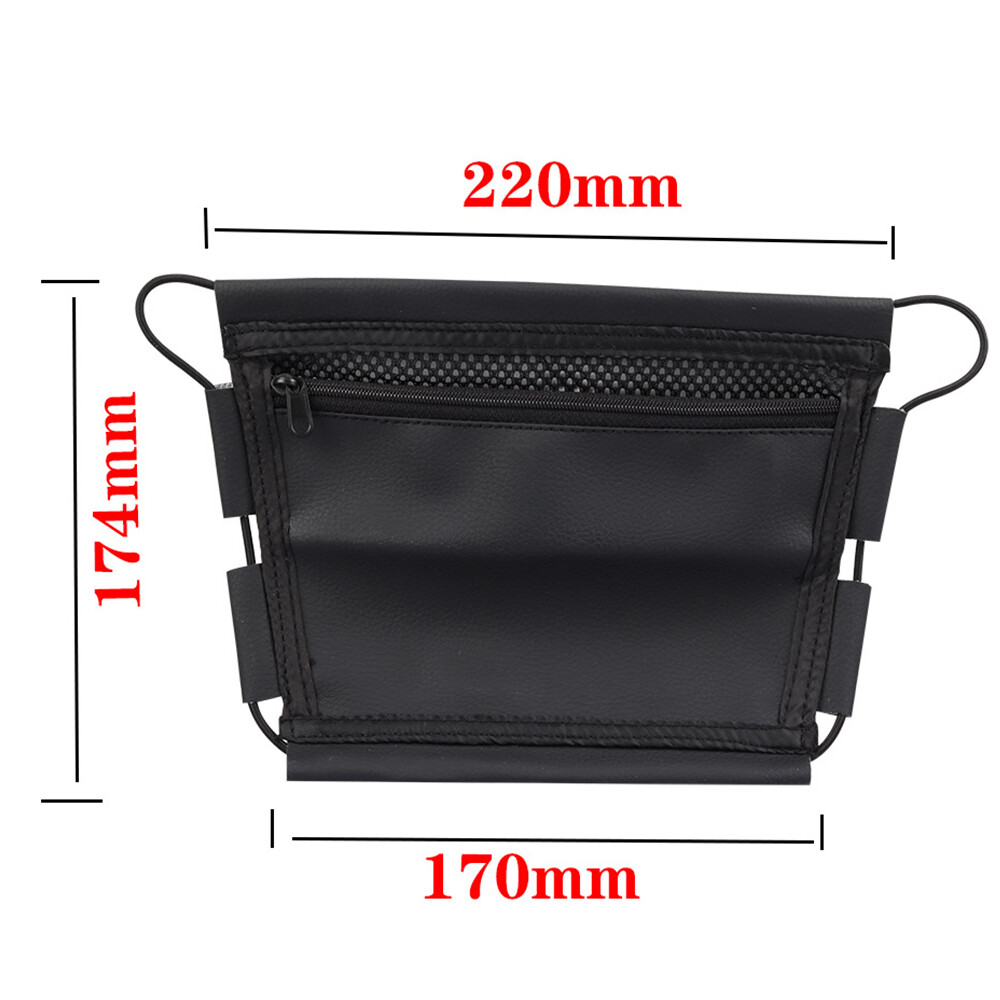 for SYM MAXSYM 400 400i Under Seat Storage Bag Leather Tool Bag