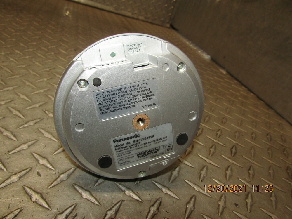 Panasonic BB-HCE481A Network Security Surveillance PTZ Camera 535