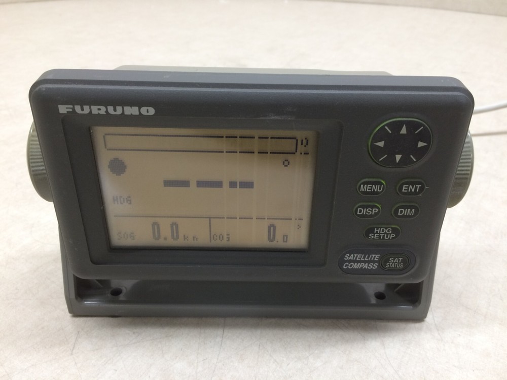 Furuno SC-502 Satellite Compass Display Head V2.01 GPS Screen Button Mount