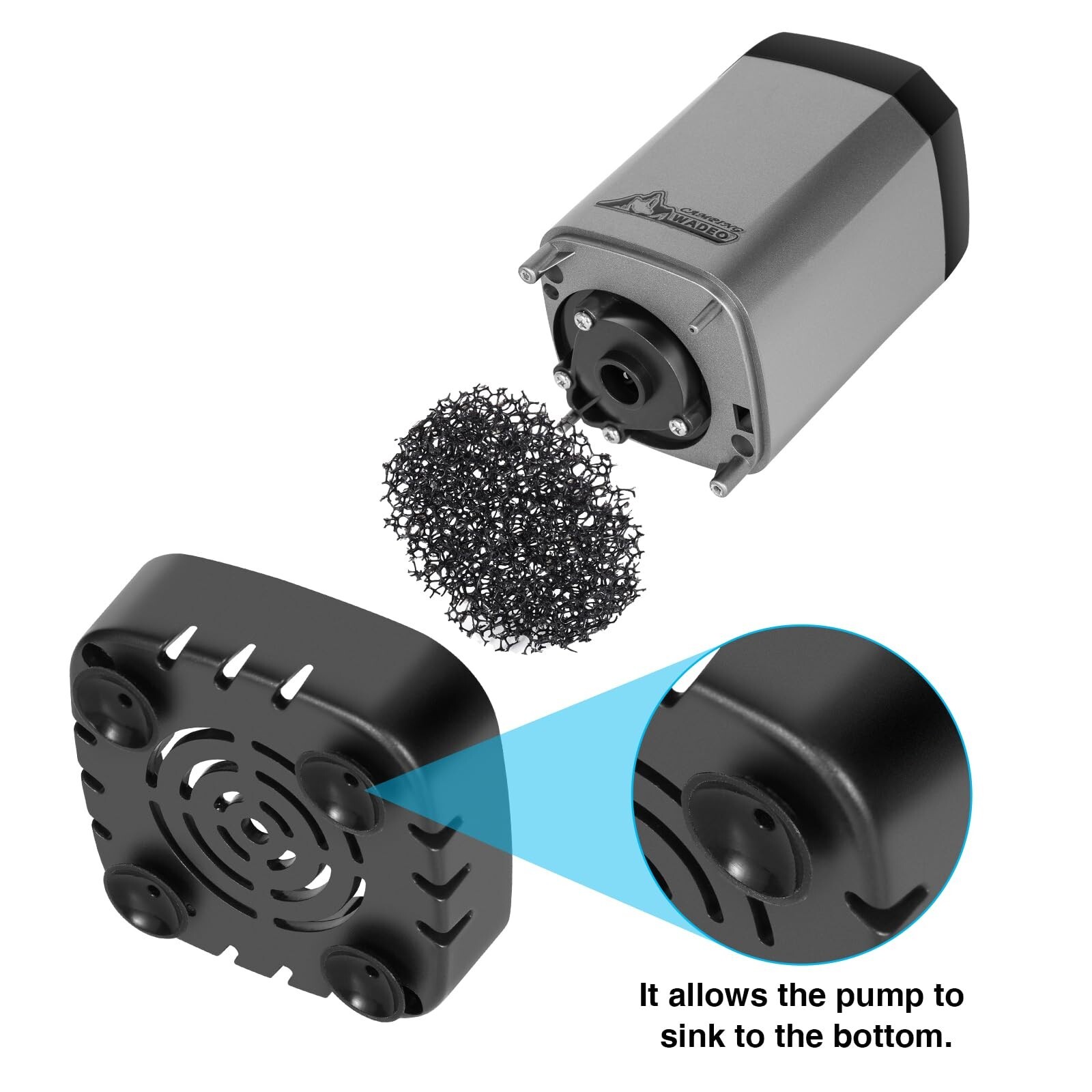 Portable Camping Shower with Shower Head & 5 Gallons Foldable Bucket 6000mAh