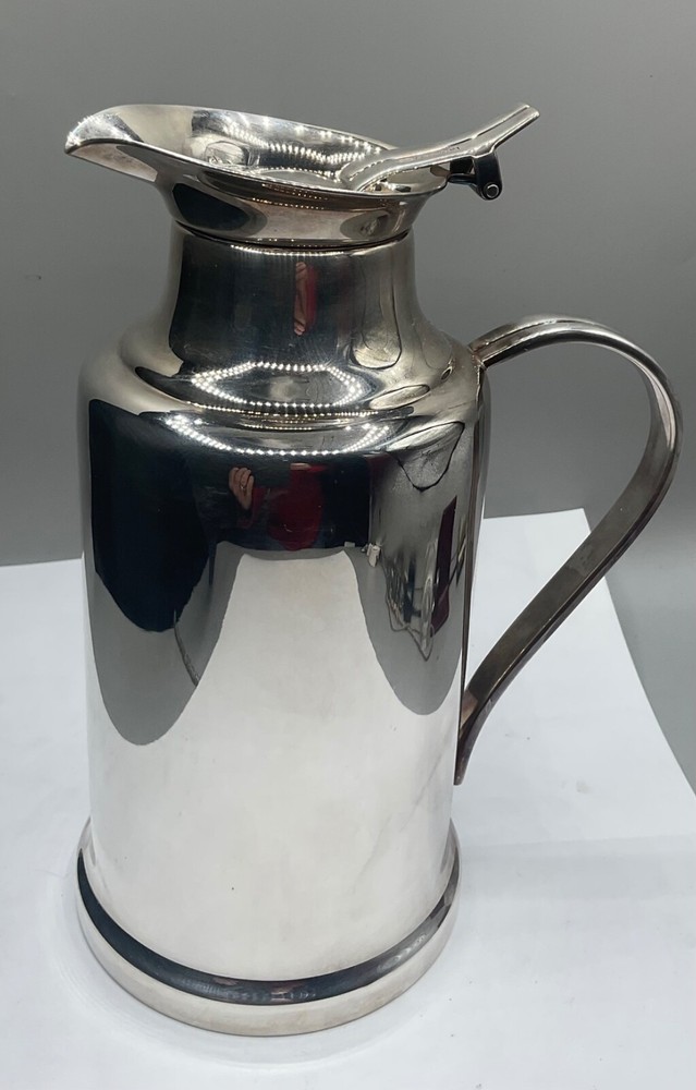 CHRISTOFLE ALBI SILVER PLATED THERMOS/ PITCHER