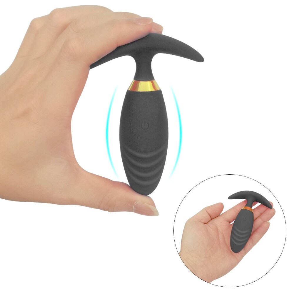 Remote Control Vibrating Anal Butt Plug Vibrator Sex Toys for Women Men Couple