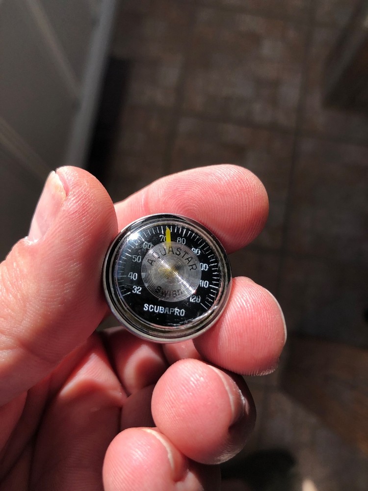 Aquastar vintage dive thermometer