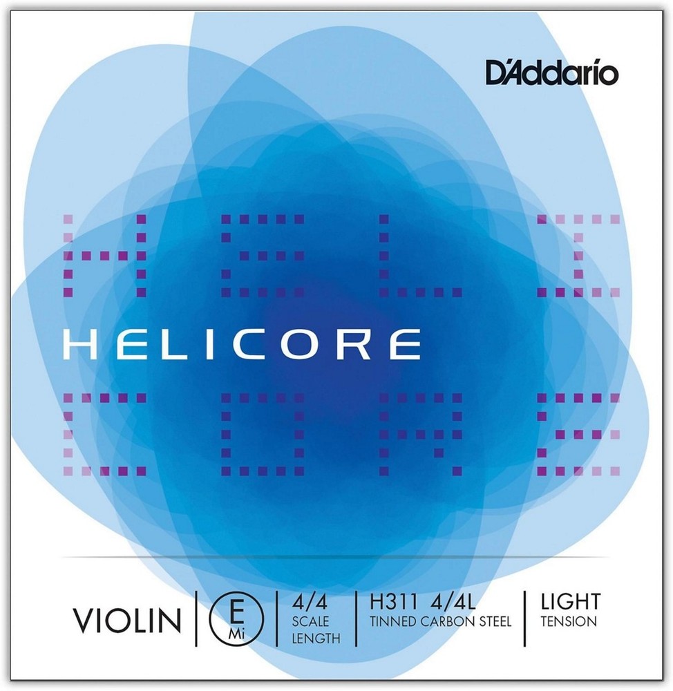 D'Addario Helicore Series Violin E String 4/4 Size Heavy Wound E
