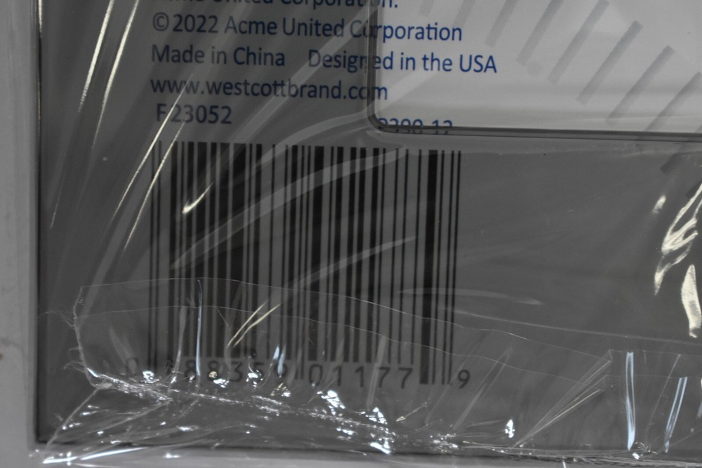 Westcott 12" Professional Triangle w Inking Edge Transparent Measuring Tool