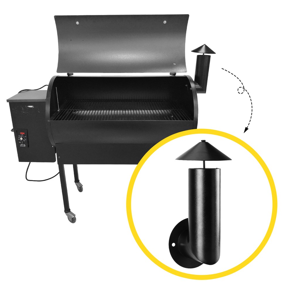 Pellet Grill Smoke Stack Replacement for Pit Boss, Traeger, Camp Chef, Smokers