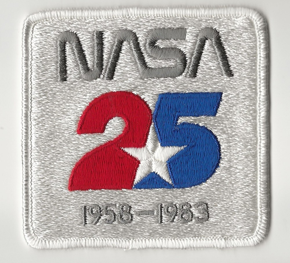 original NASA 25th Anniversary 1958-1983 space patch