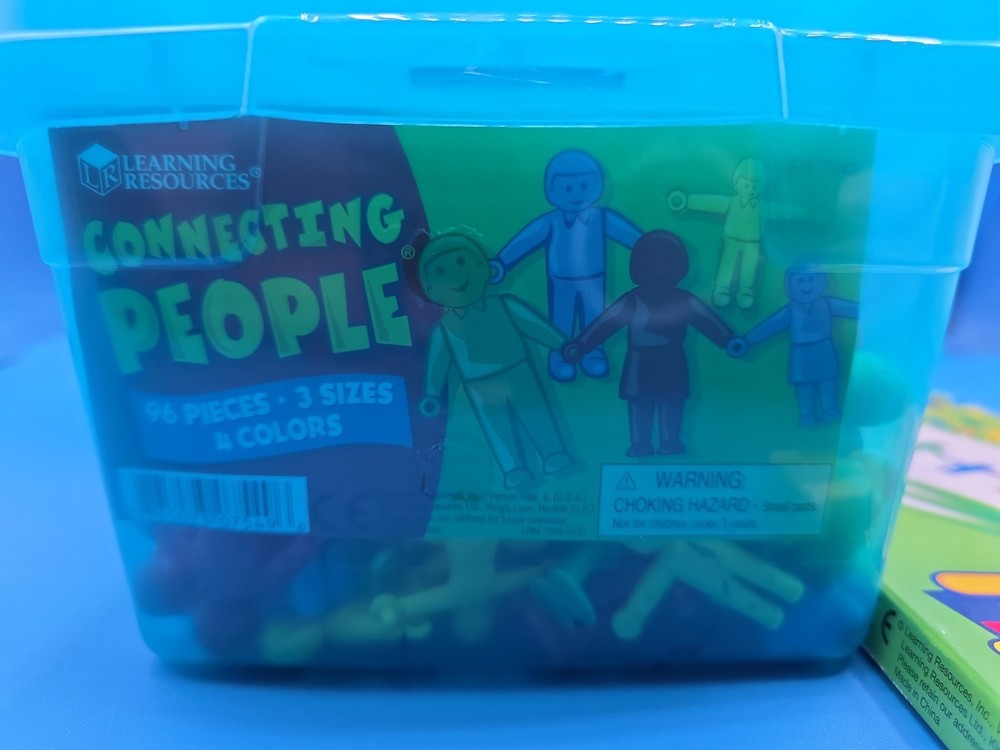 Learning Resources Connect People Educational Set Complete Kit with Activit Card