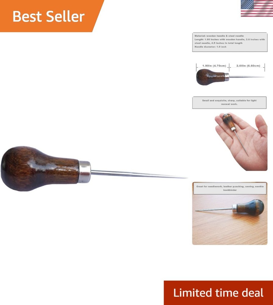 Versatile Scratch Awl with Sharp Point - Essential Tool for Handcrafted Projects