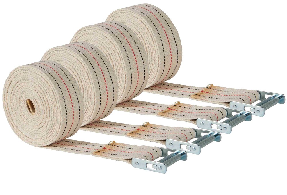 2" x 20' Piano Strap with Roller Buckle, Web Strap (4 Pack)