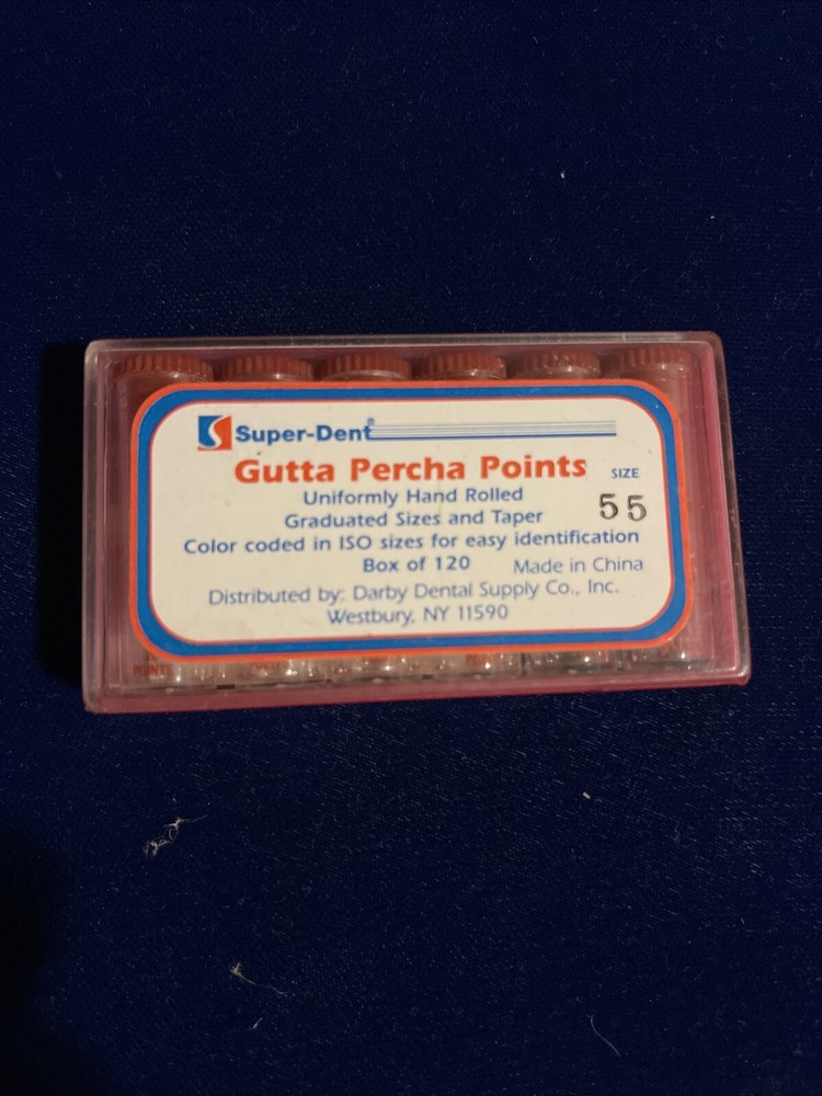 Superdent Gutta Percha points Size 55 Box Of 120