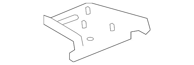 Genuine GM Driver Side Body Side Outer Panel Extension 25950983