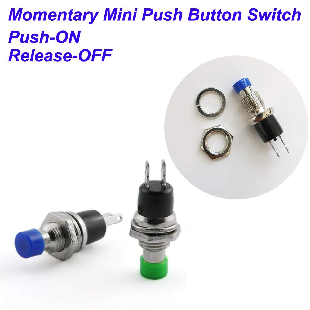 Gebildet 24pcs 7mm Mini Momentary Push Button Mix color