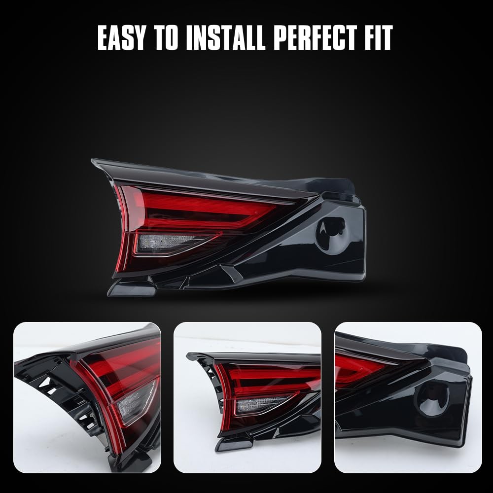 Left LED Inner Tail Light Assembly for Mazda CX-5 2016-2021 Driver Side