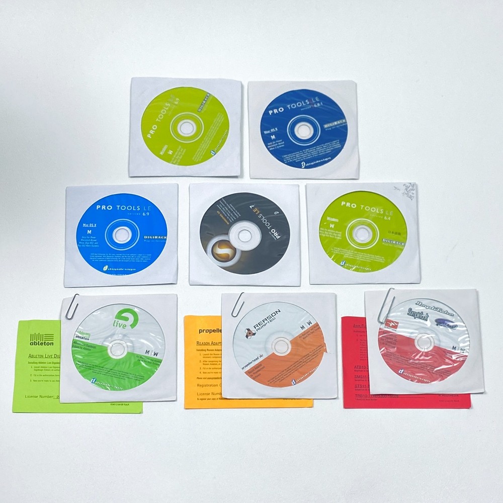 Digidesign M BOX Pro Tools Audio Interface w/ Box Original Software UNTESTED