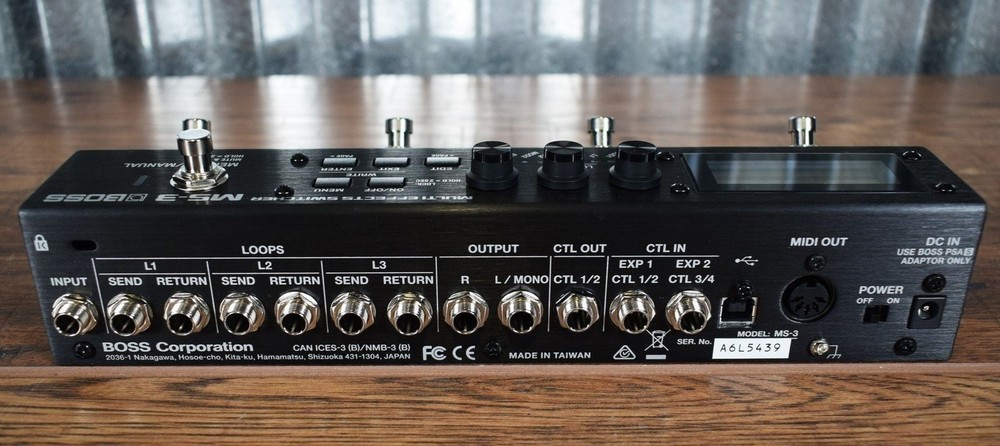 Boss MS-3 Guitar Multi Effect Processor Effect Loop Switcher Pedal