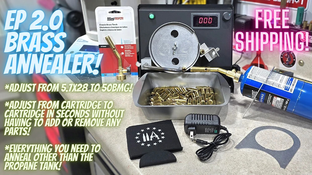 EP 2.0 BRASS CASE ANNEALER - ANNEALING MACHINE