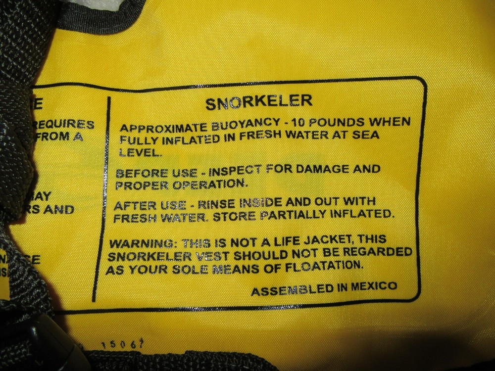 Deep See Youth Snorkel Flotation Vest