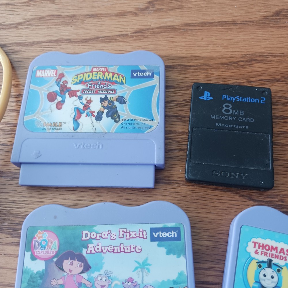 14 Leap Pad & Vtech Games Learning Cartridges PS2 8MB - Untested