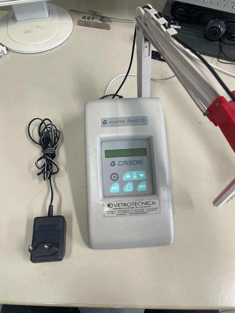 ph meter CRISON BASIC 20 calibrated work ready