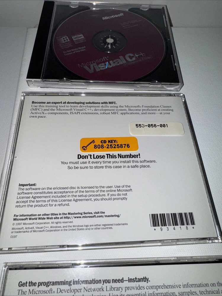 Microsoft Visual C++ Professional Edition