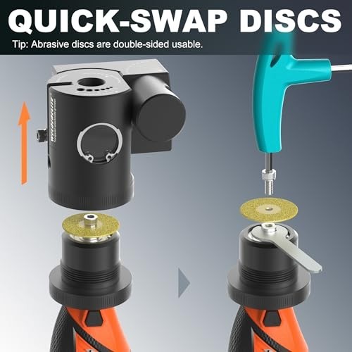 Tungsten Electrode Sharpener Grinder, Adjustable 10°-60°, Fits 0.040"-1/8" TIG E