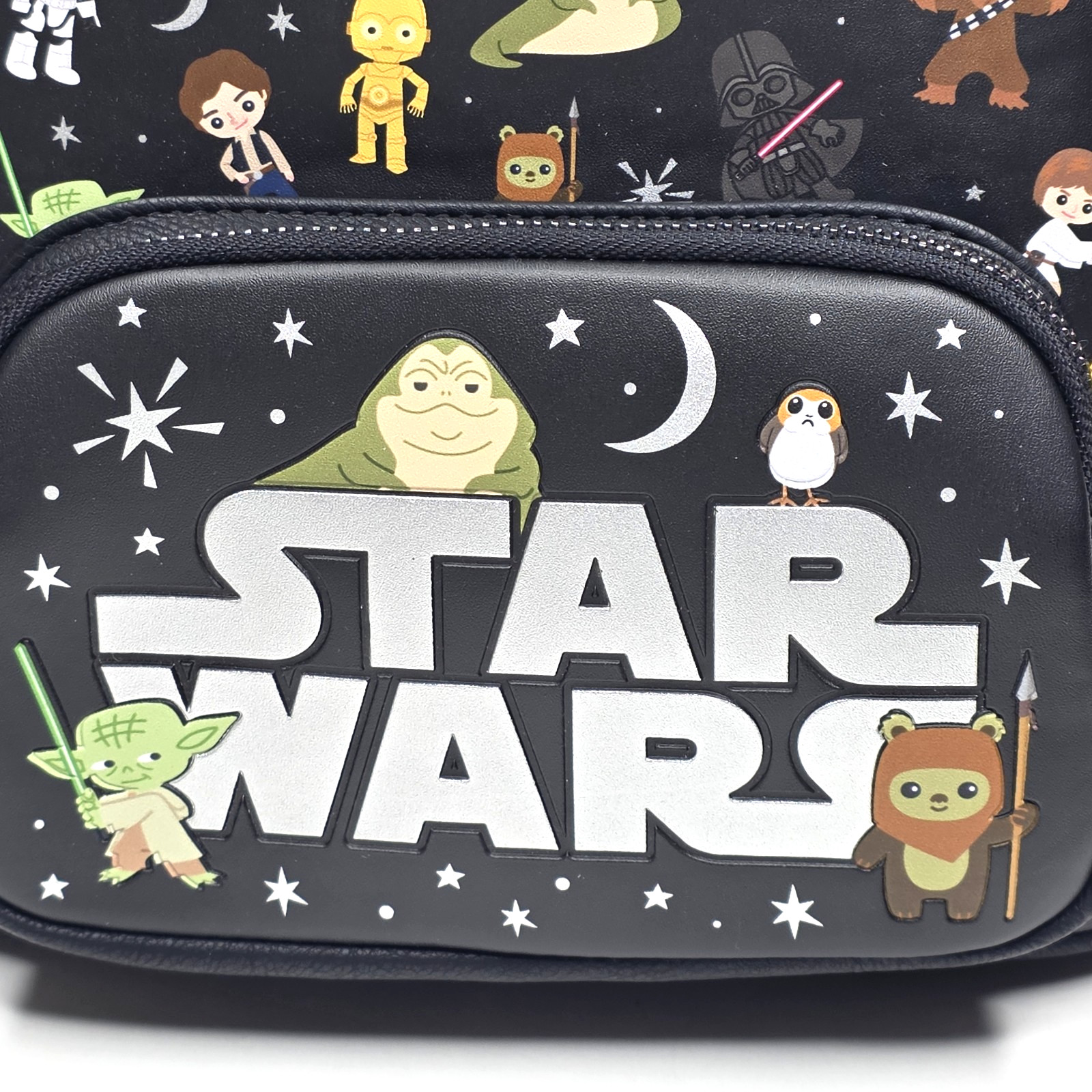 Disney Parks Loungefly Star Wars Characters Mini Backpack Black NWT 2024